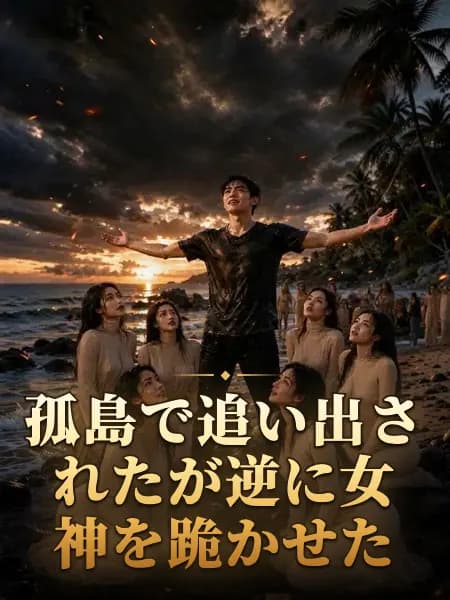 孤島で追い出されたが逆に女神を跪かせた