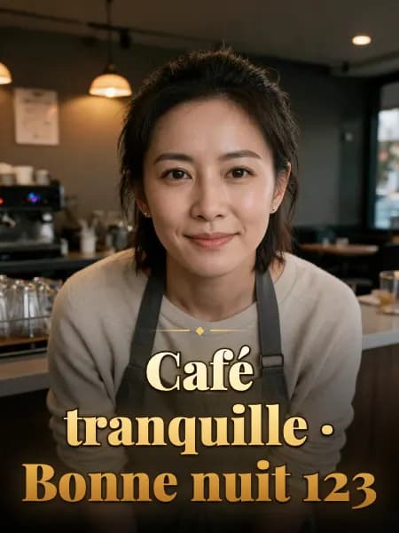 Café tranquille · Bonne nuit 123 — Illustration du personnage