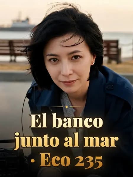 El banco junto al mar · Eco 235 — Ilustración conceptual del personaje