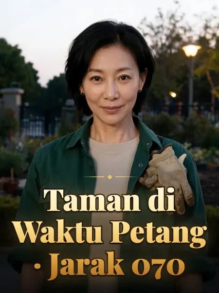 Taman di Waktu Petang · Jarak 070 — Ilustrasi konsep tokoh