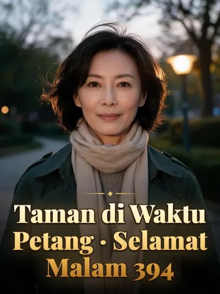 Taman di Waktu Petang · Selamat Malam 394 — Ilustrasi konsep tokoh