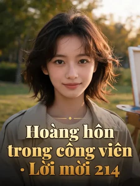 Hoàng hôn trong công viên · Lời mời 214 — Minh họa nhân vật