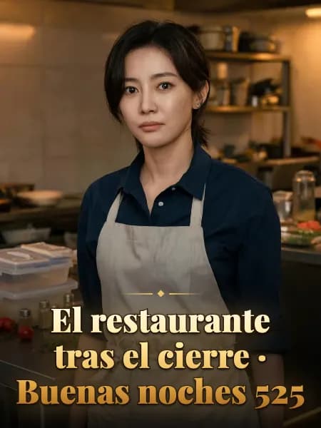 El restaurante tras el cierre · Buenas noches 525 — Ilustración conceptual del personaje