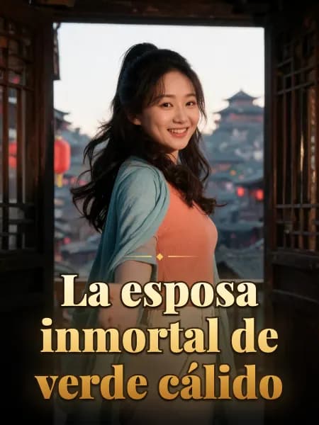 La esposa inmortal de verde cálido — Ilustración conceptual del personaje