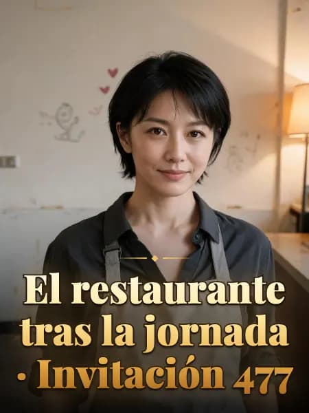 El restaurante tras la jornada · Invitación 477 — Ilustración conceptual del personaje