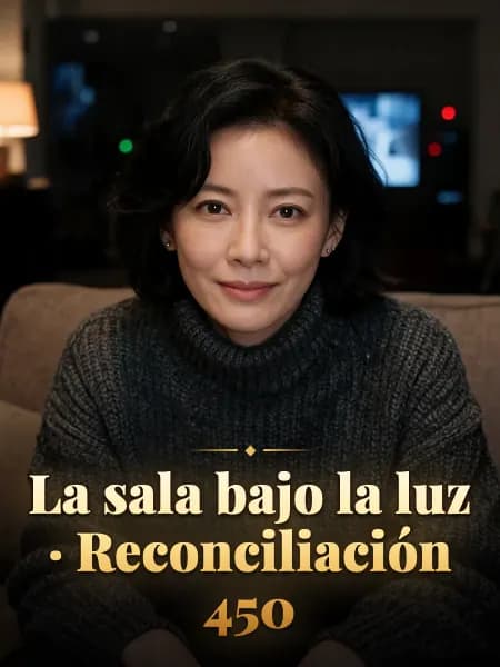 La sala bajo la luz · Reconciliación 450 — Ilustración conceptual del personaje
