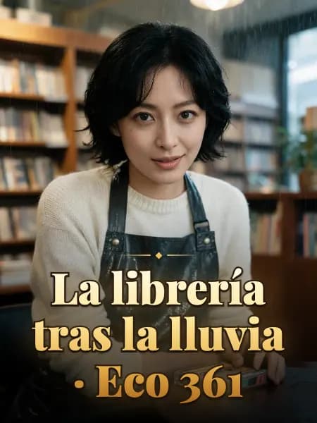 La librería tras la lluvia · Eco 361 — Ilustración conceptual del personaje