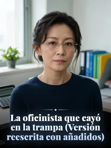 La oficinista que cayó en la trampa (Versión reescrita con añadidos) — Ilustración conceptual del personaje