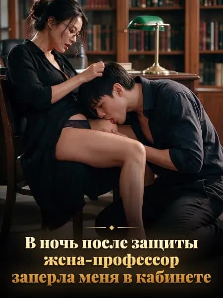 В ночь после защиты жена-профессор заперла меня в кабинете — Иллюстрация к истории