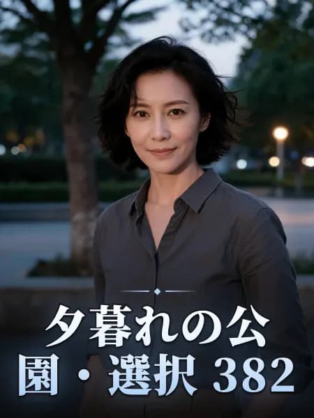 夕暮れの公園・選択 382 — 登場人物のイメージイラスト