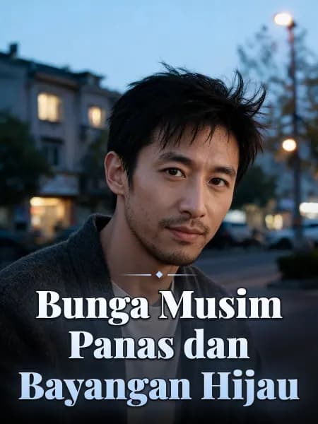 Bunga Musim Panas dan Bayangan Hijau — Ilustrasi konsep tokoh