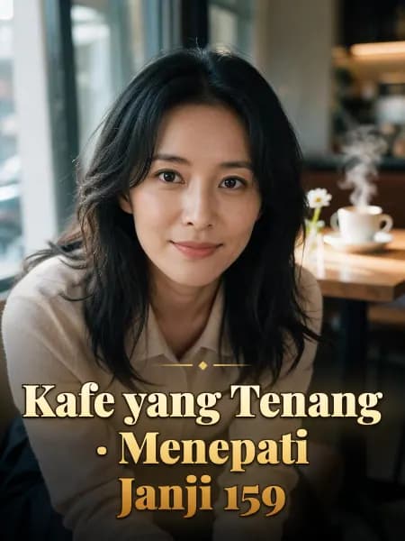 Kafe yang Tenang · Menepati Janji 159 — Ilustrasi konsep tokoh