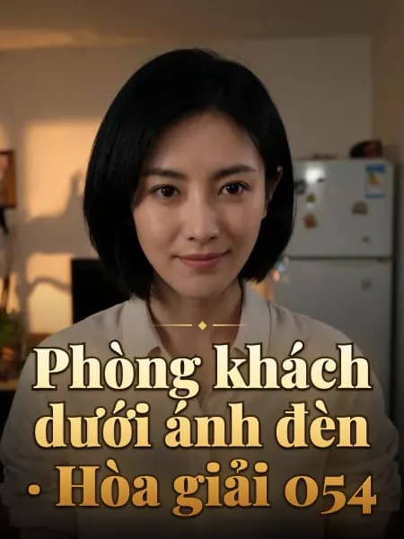 Phòng khách dưới ánh đèn · Hòa giải 054 — Minh họa nhân vật