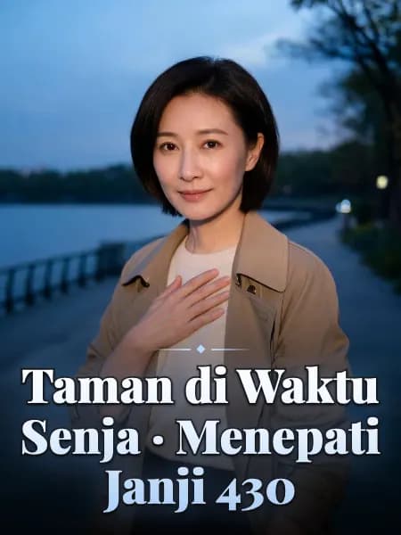 Taman di Waktu Senja · Menepati Janji 430 — Ilustrasi konsep tokoh