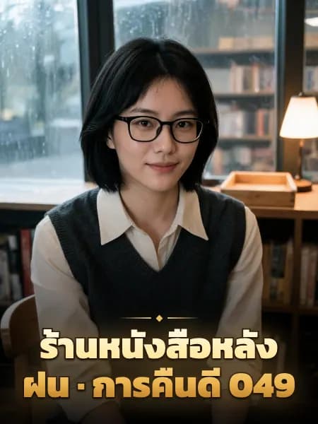 ร้านหนังสือหลังฝน · การคืนดี 049 — ภาพประกอบตัวละคร
