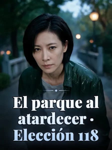 El parque al atardecer · Elección 118 — Ilustración conceptual del personaje