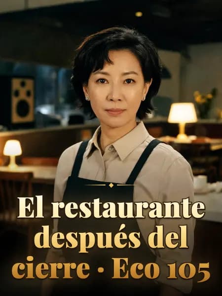 El restaurante después del cierre · Eco 105 — Ilustración conceptual del personaje