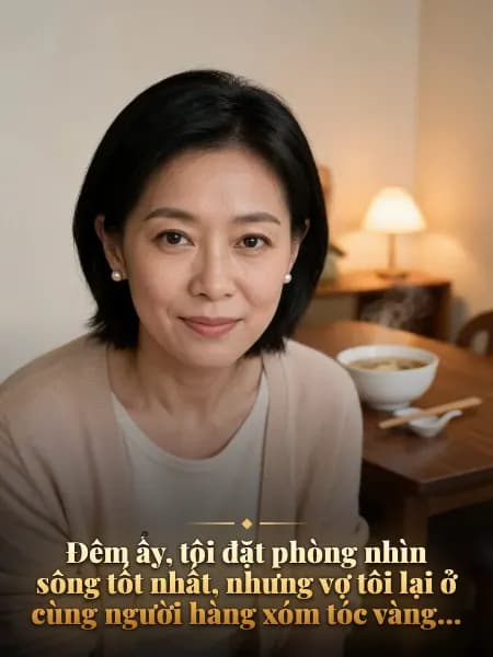 Đêm ấy, tôi đặt phòng nhìn sông tốt nhất, nhưng vợ tôi lại ở cùng người hàng xóm tóc vàng... — Minh họa nhân vật