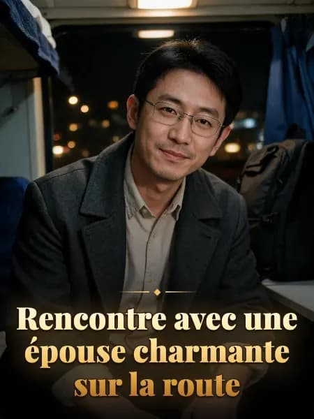 Rencontre avec une épouse charmante sur la route — Illustration du personnage