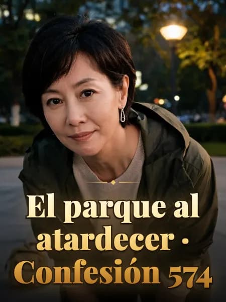 El parque al atardecer · Confesión 574 — Ilustración conceptual del personaje