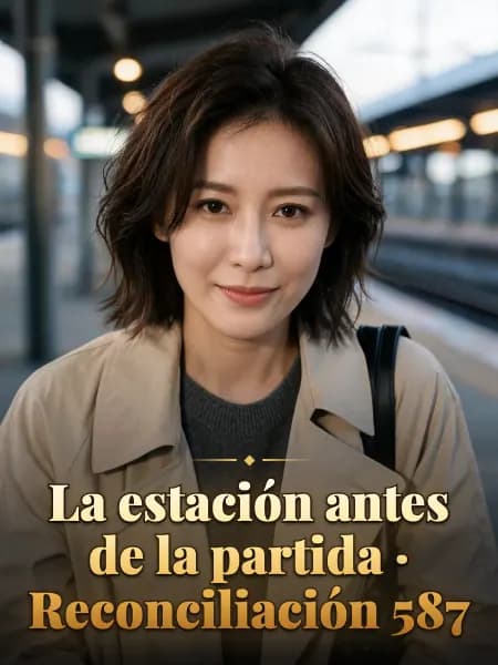 La estación antes de la partida · Reconciliación 587 — Ilustración conceptual del personaje