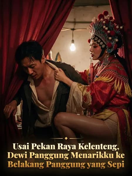 Usai Pekan Raya Kelenteng, Dewi Panggung Menarikku ke Belakang Panggung yang Sepi — Ilustrasi cerita