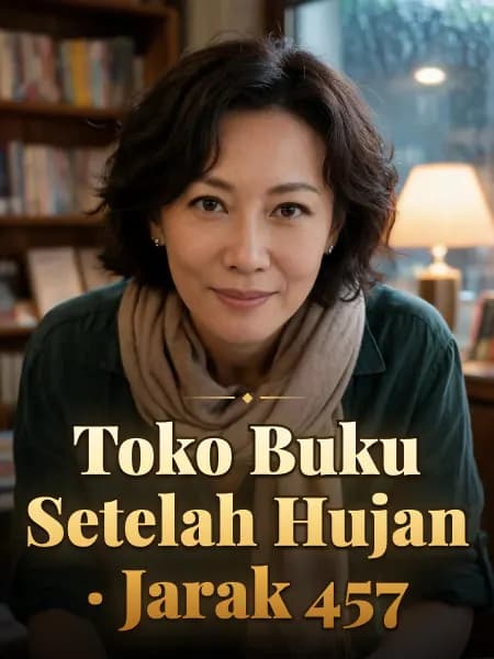 Toko Buku Setelah Hujan · Jarak 457 — Ilustrasi konsep tokoh