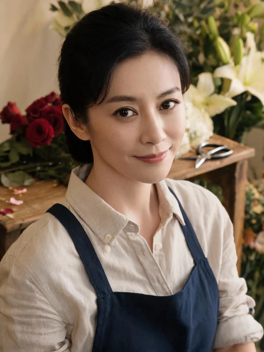 The Corner Flower Shop · Reunion 005 — Story character concept art