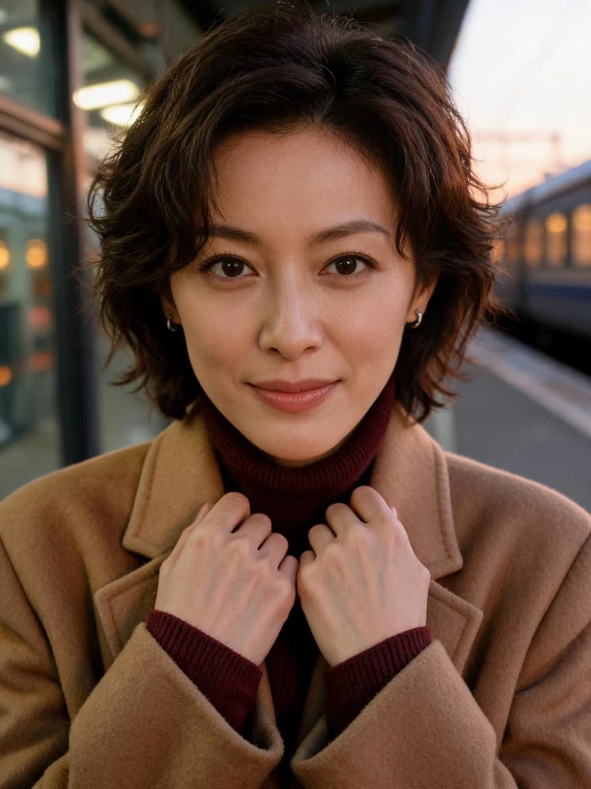 The Station Before Parting · Reunion 011 — Story character concept art