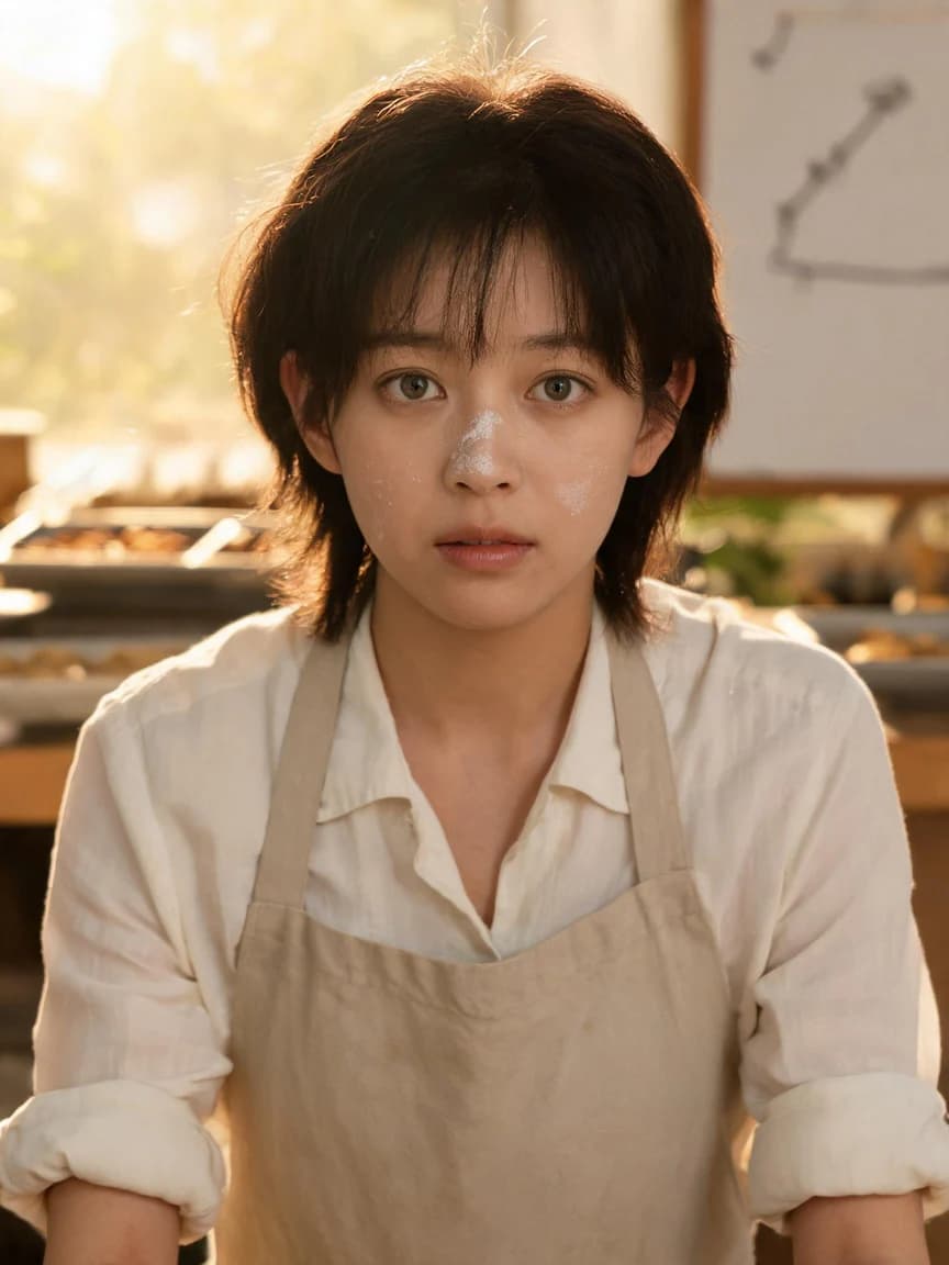 The Bakery at Dawn · A Letter 024 — Story character concept art