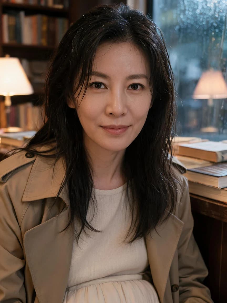 Bookstore After the Rain · Appointment 157 — Story character concept art