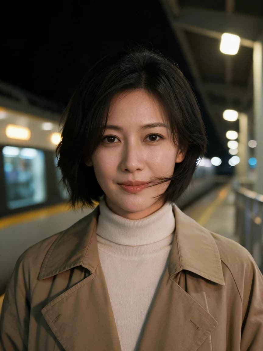 Station Before Departure · Invitation 215 — Story character concept art