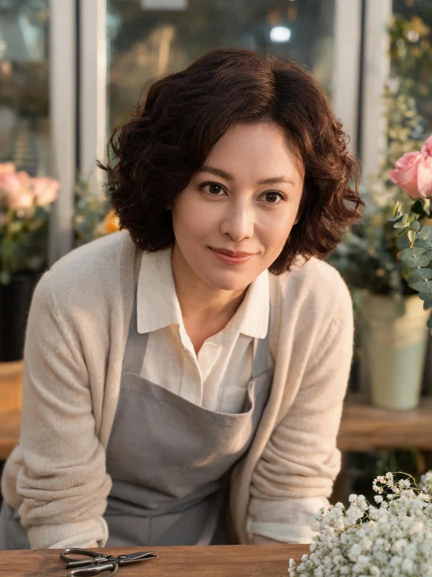 The Corner Flower Shop: Distance 329 — Story character concept art