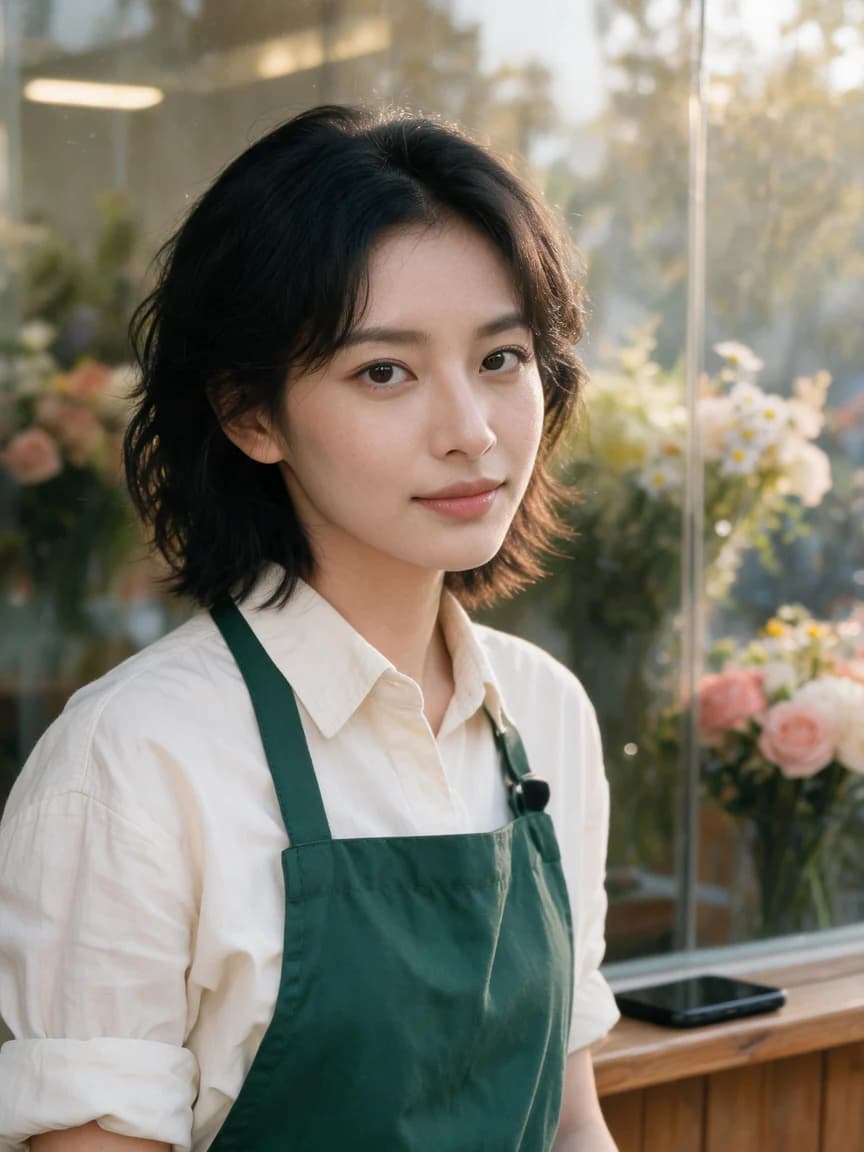 Corner Flower Shop · Echo 365 — Story character concept art