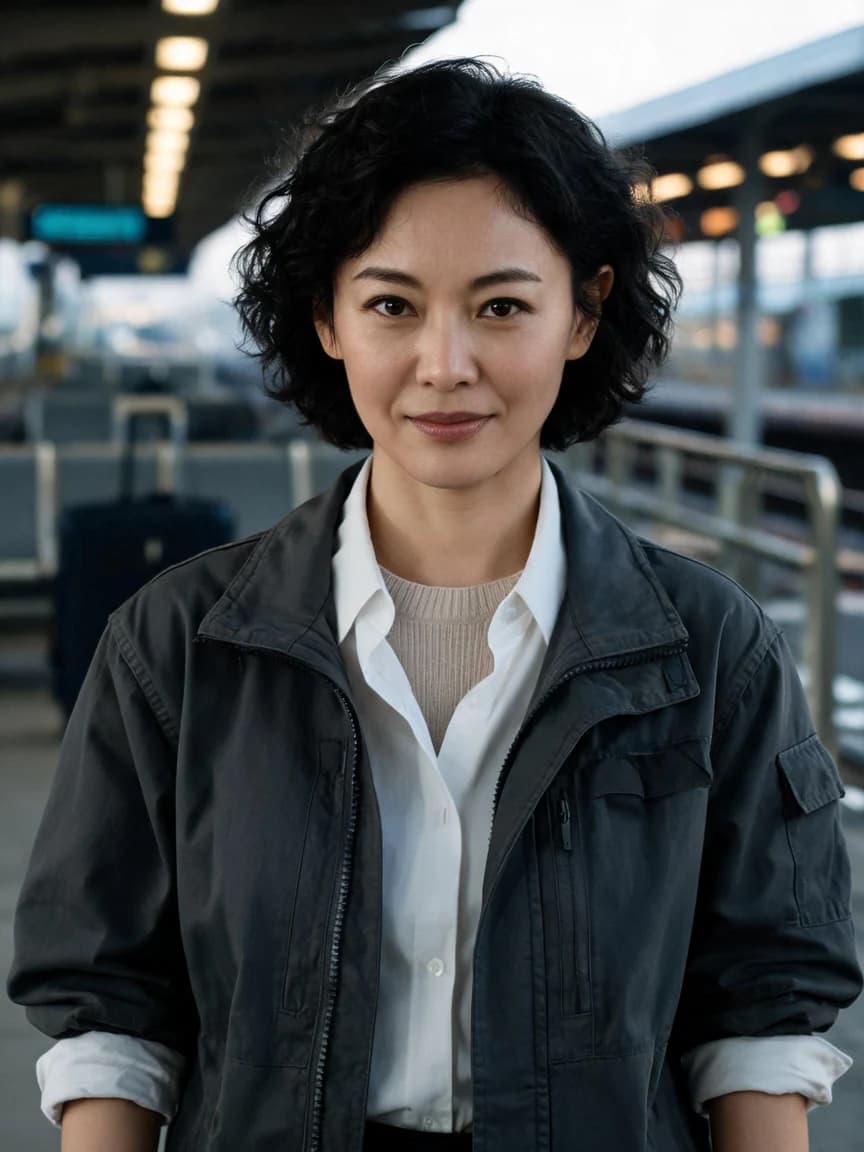 The Station Before Departure: Letter 551 — Story character concept art