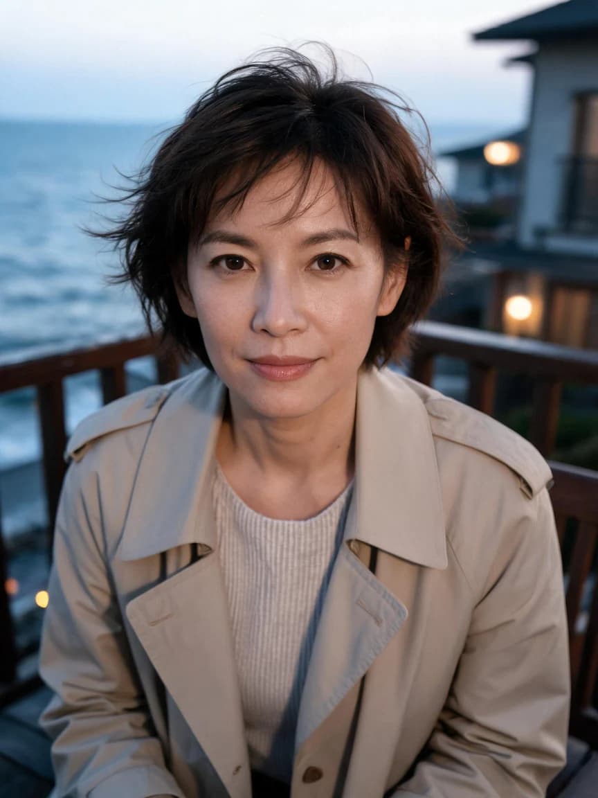 The Seaside Bench: Distance 595 — Story character concept art
