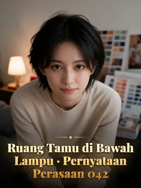 Ruang Tamu di Bawah Lampu · Pernyataan Perasaan 042 — Ilustrasi konsep tokoh