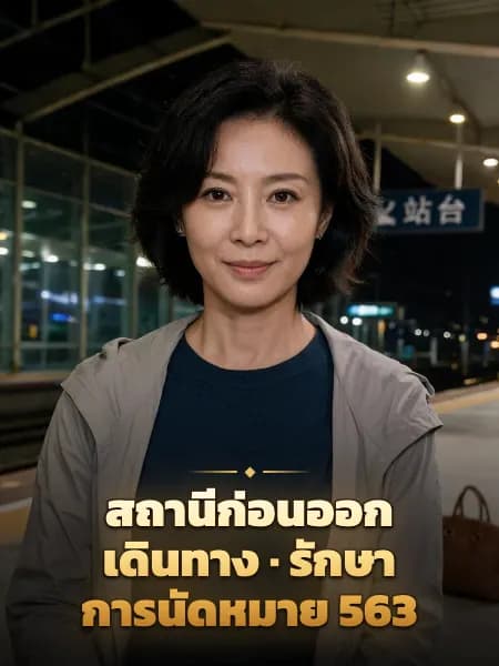 สถานีก่อนออกเดินทาง · รักษาการนัดหมาย 563 — ภาพประกอบตัวละคร