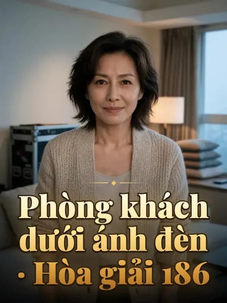 Phòng khách dưới ánh đèn · Hòa giải 186 — Minh họa nhân vật