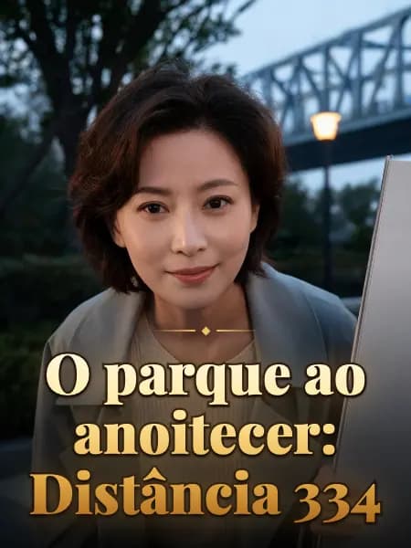 O parque ao anoitecer: Distância 334 — Ilustração do personagem