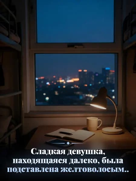 Сладкая девушка, находящаяся далеко, была подставлена желтоволосым.. — Иллюстрация к истории