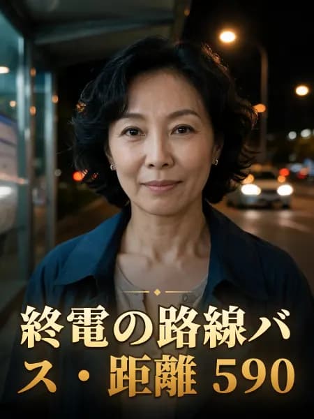 終電の路線バス・距離 590 — 登場人物のイメージイラスト