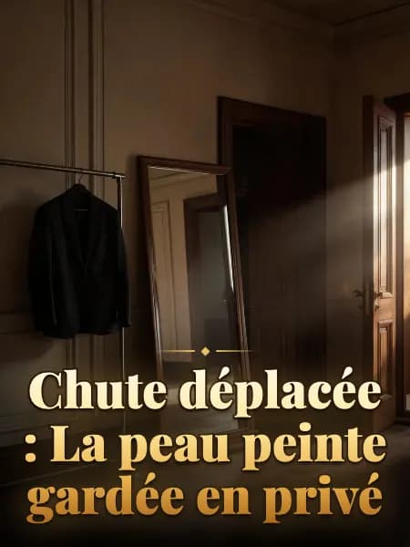 Chute déplacée : La peau peinte gardée en privé — Illustration de l’histoire
