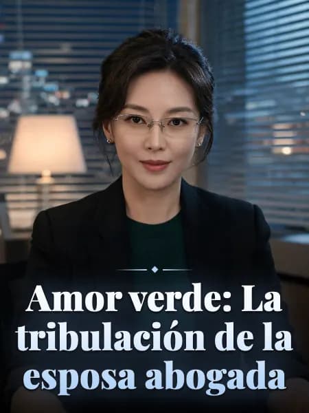Amor verde: La tribulación de la esposa abogada — Ilustración conceptual del personaje