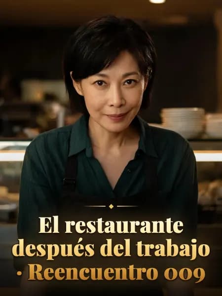 El restaurante después del trabajo · Reencuentro 009 — Ilustración conceptual del personaje