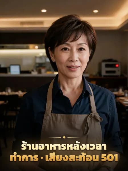 ร้านอาหารหลังเวลาทำการ · เสียงสะท้อน 501 — ภาพประกอบตัวละคร