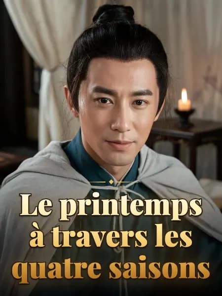 Le printemps à travers les quatre saisons — Illustration du personnage