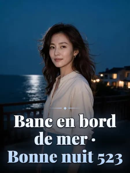 Banc en bord de mer · Bonne nuit 523 — Illustration du personnage