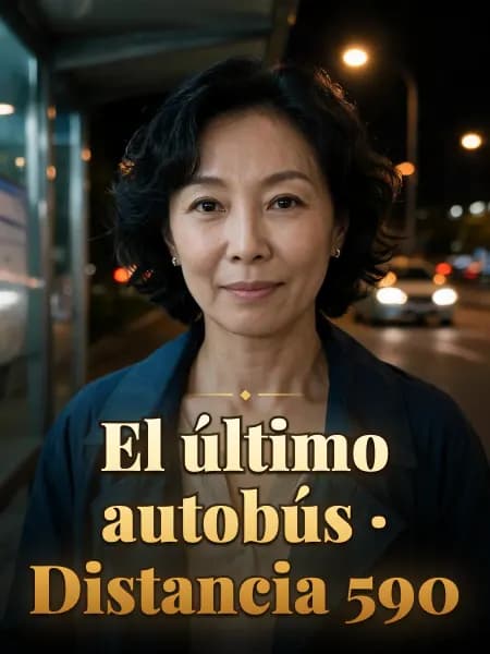 El último autobús · Distancia 590 — Ilustración conceptual del personaje