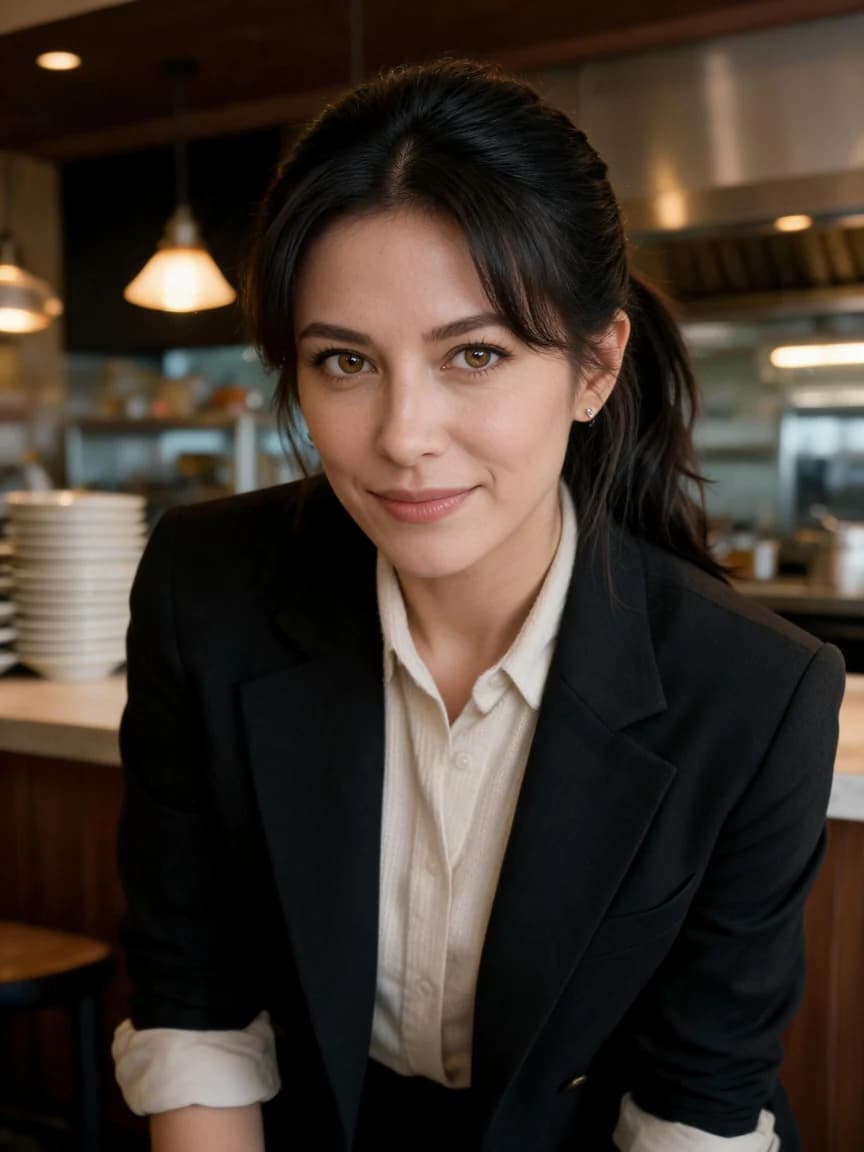 Restaurant After Hours · Reconciliation 057 — Story character concept art